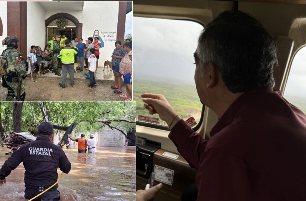 REFUERZA GOBERNADOR AMÉRICO VILLARREAL OPERATIVOS DE AYUDA ANTE AFECTACIONES POR LLUVIAS