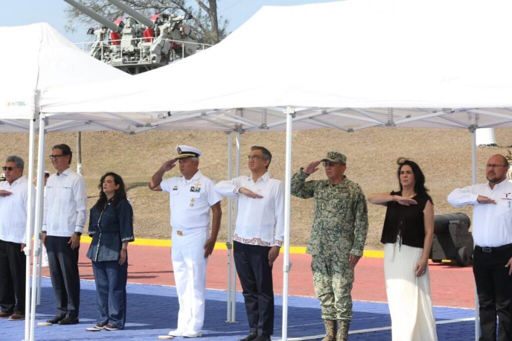 Reconoce Américo Villarreal respaldo de la Secretaría de Marina para la paz y el desarrollo de Tamaulipas