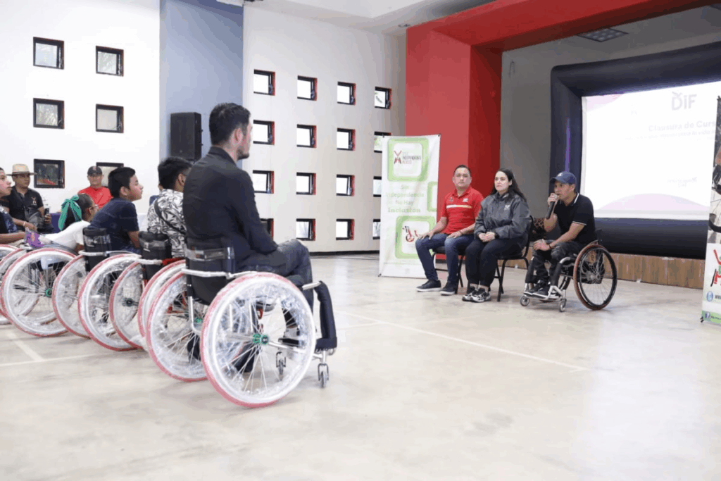 Realiza DIF Tamaulipas segunda capacitación y donación de sillas de ruedas para personas discapacitadas