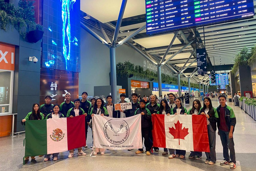 Estudiantes del CeINA UAT viven experiencia cultural en Canadá