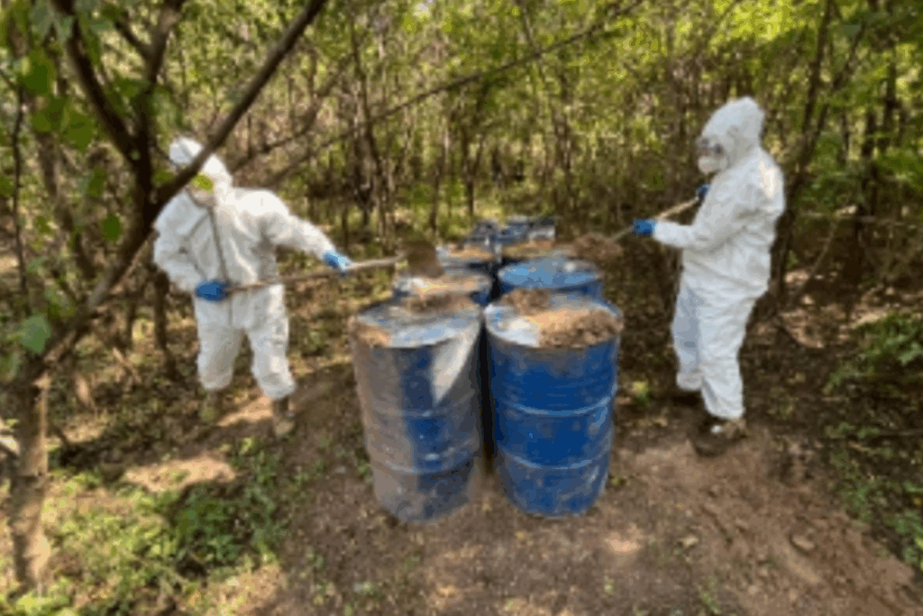 Sinaloa: Aseguran tres mil 500 litros de químicos y destruyen artefactos explosivos improvisados