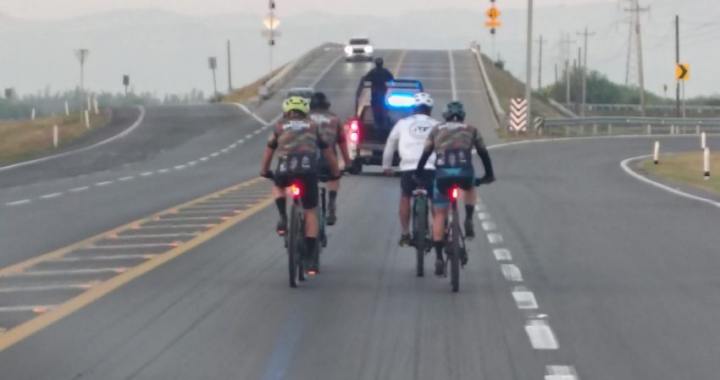 Acompaña Guardia Estatal rodada de César Vallejo rumbo a Ciudad Victoria